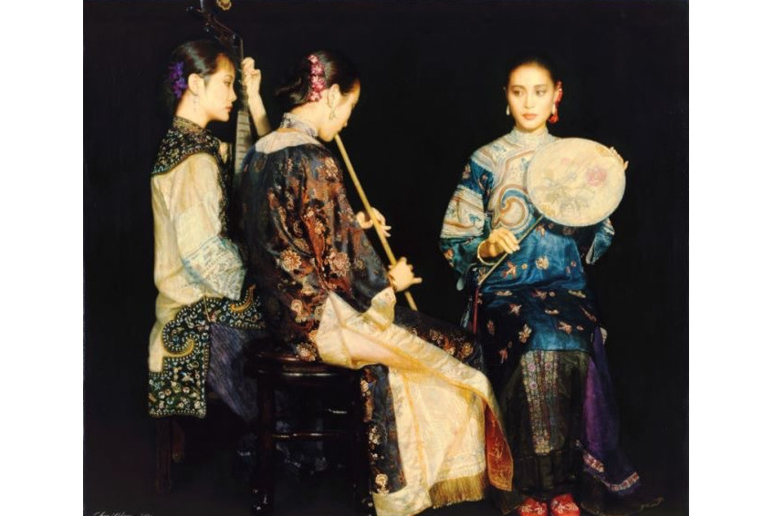  p data-id="ucytpbwny9xw">《浔阳遗韵》是陈逸飞的油画作品,创作于