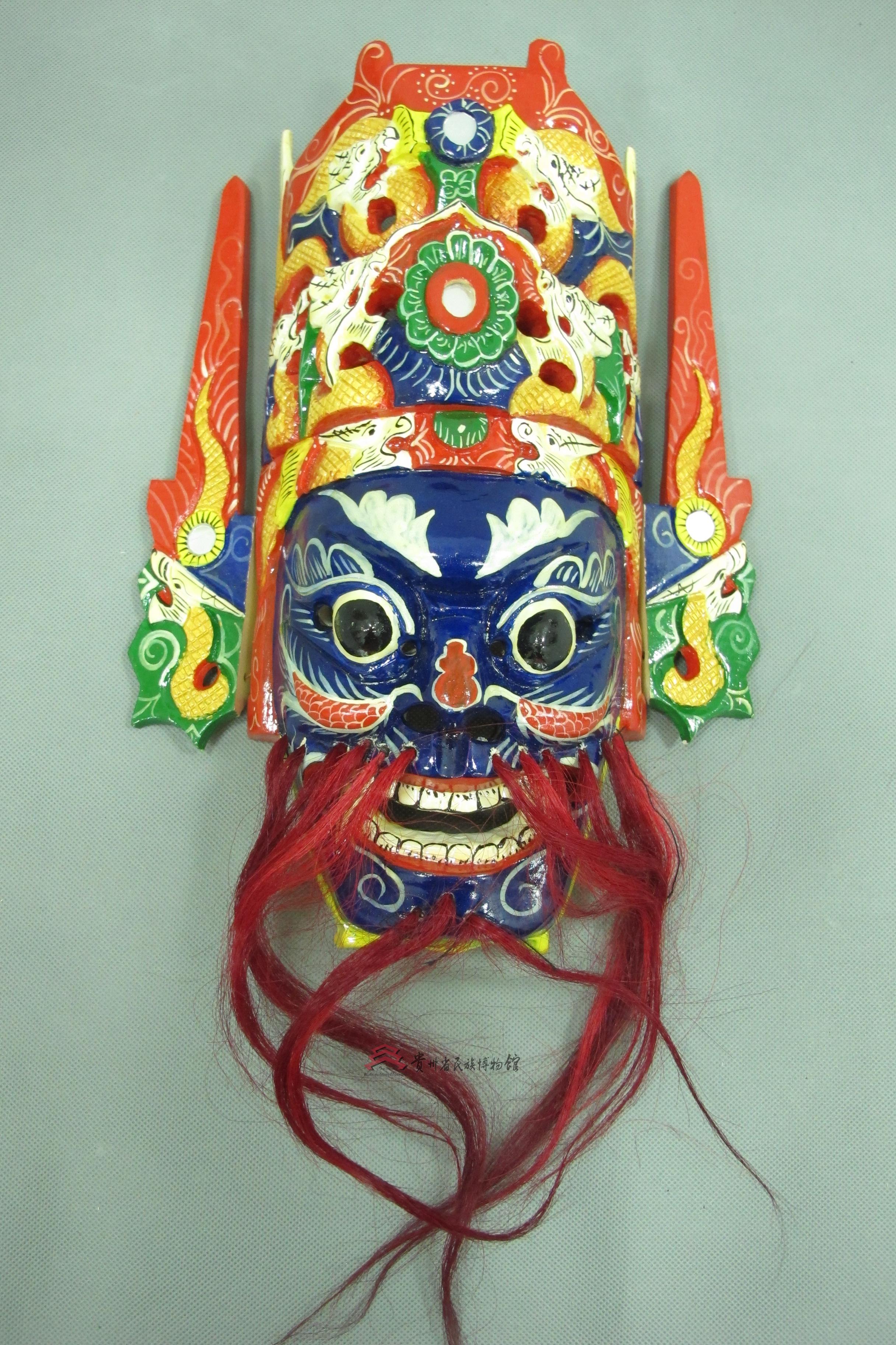 当代安顺地戏面具《封神榜》王亦