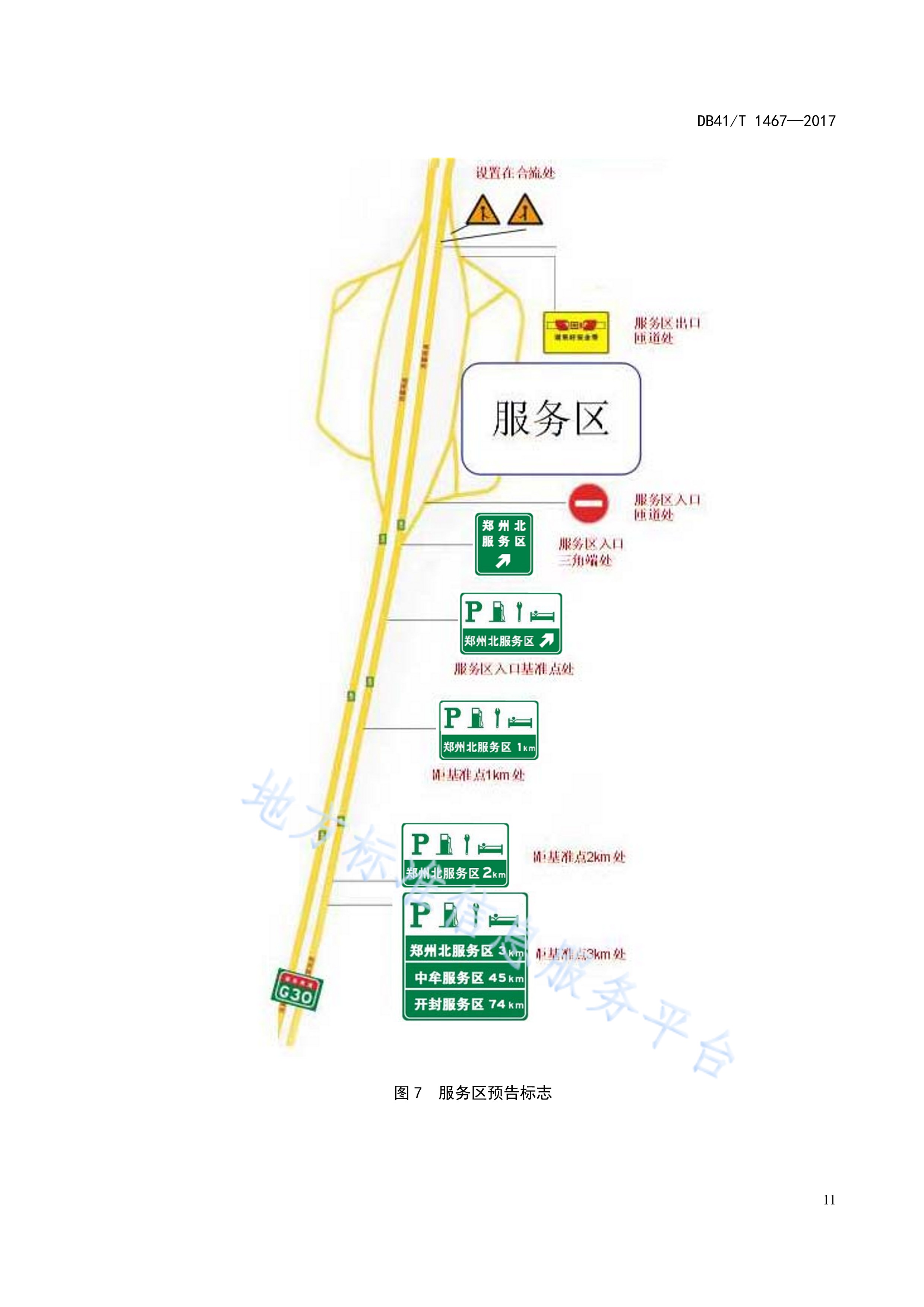 p>《高速公路交通标志设置规范》(db41/t 1467-2017)是2018年4月3日