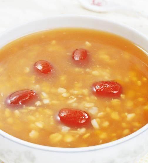 红米番薯小麦粥