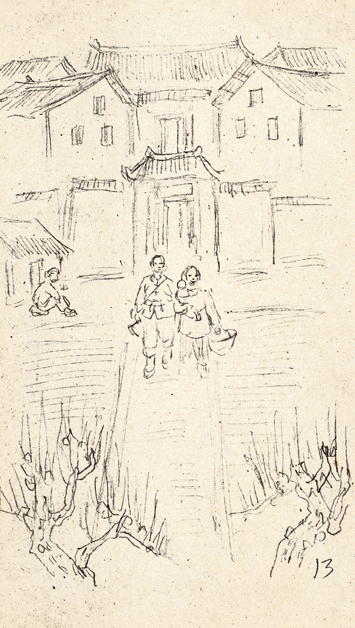  p>《农村写生2》是现代画家赵望云创作的一幅纸本水墨设色画. /p>