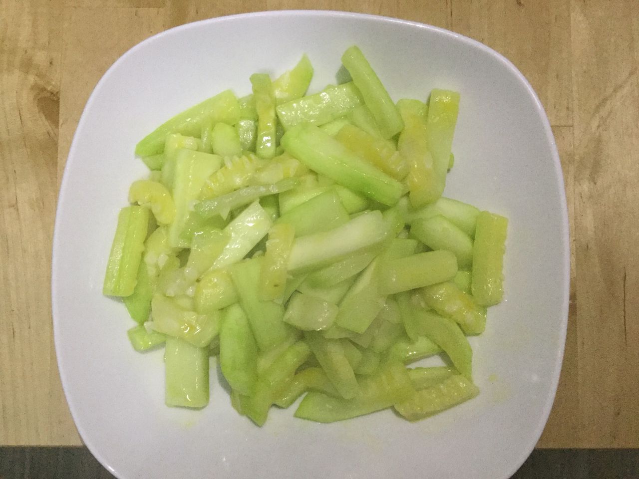 微波炉清炒胡瓜