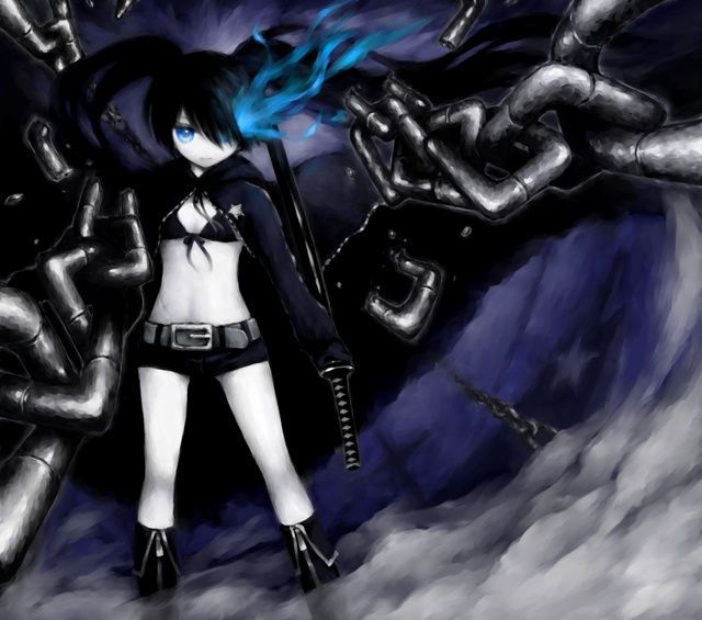  p>黑岩射手(black★rock shooter,ブラック★ロックシューター),简称