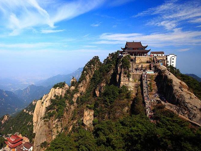 浮丘观,曾被列为黄山宗教建筑群中道教"