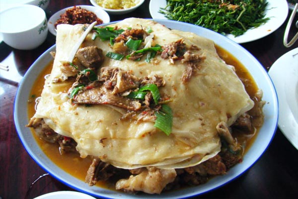 哈密羊肉焖饼