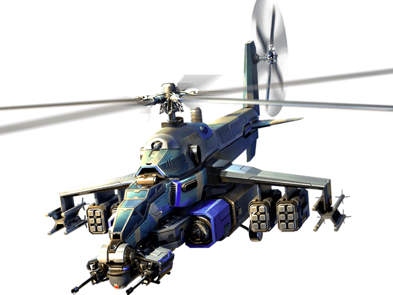 雌鹿运输直升机