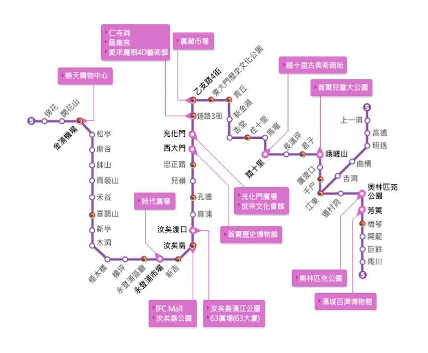 data-lemmaid="2256484">首尔地铁 /a>5号线是首尔地铁正在运营中的一