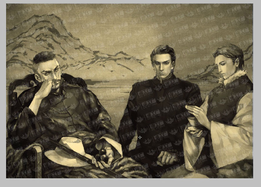  p>《盗墓笔记·老九门大画集》就是把这些风流人物和精彩故事,二次元