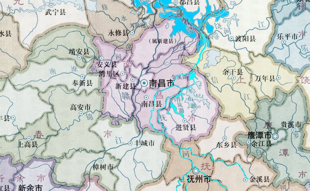  p>抚河,长江流域鄱阳湖水系主要河流之一,位于江西省东部,是 a href=