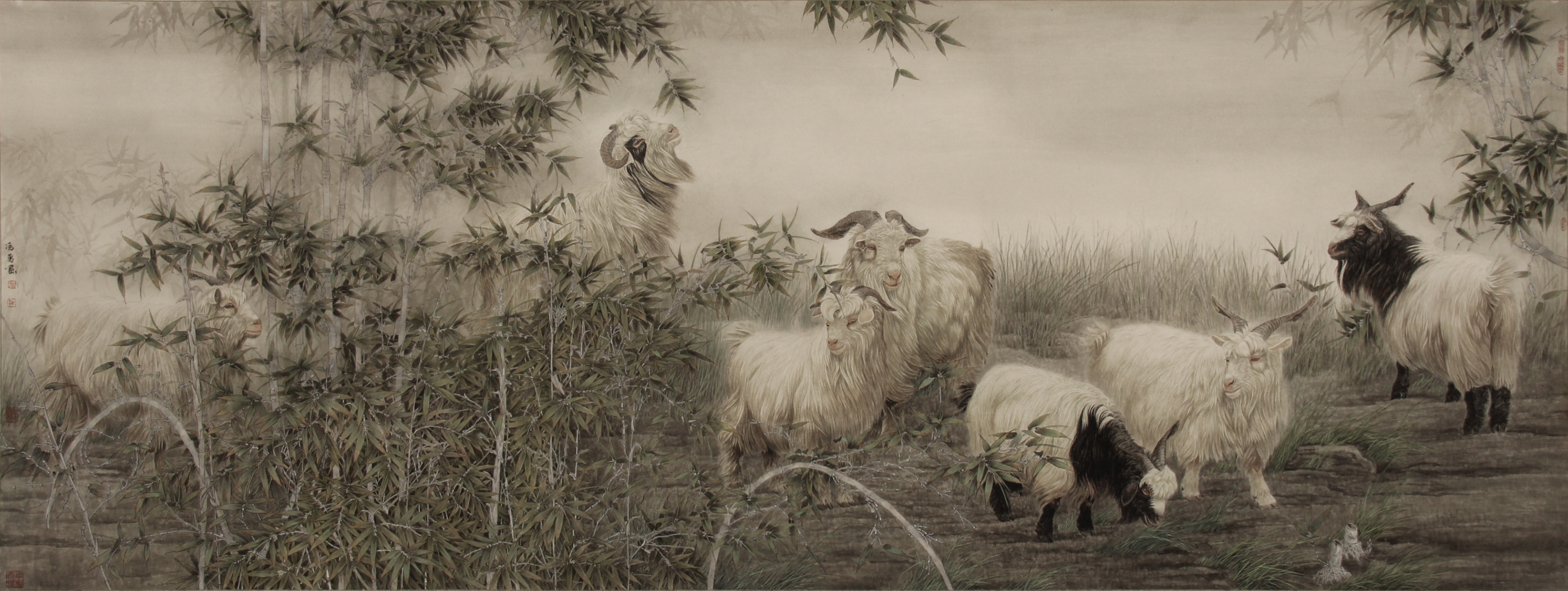 号紫竹琴房主人,田禾,吉祥瘦翁,中国著名工笔画家