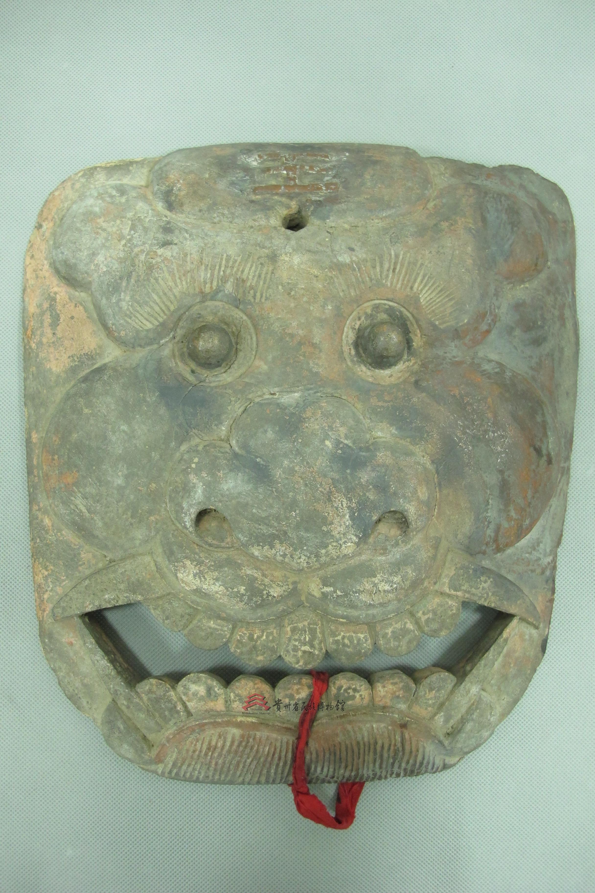 民国德江年节舞虎头面具