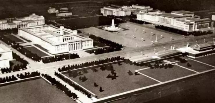 1958年最终确定的天安门广场规划设计方案