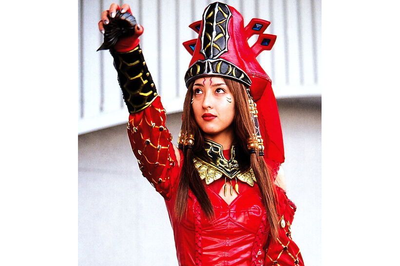  p>破坏使徒香努,日本特摄剧《爆龙战队暴连者》中的反派女角色.