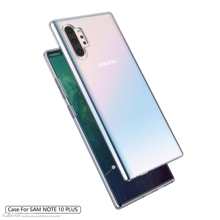 三星Galaxy Note 10 Pro带壳渲染图曝光_百科TA说