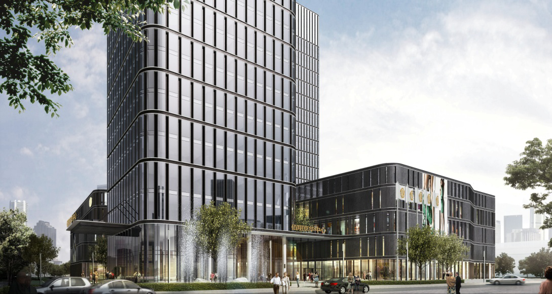  p>龙岩京华中心,福建龙岩cbd双塔坐标综合体.
