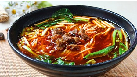 麻辣肉丝面