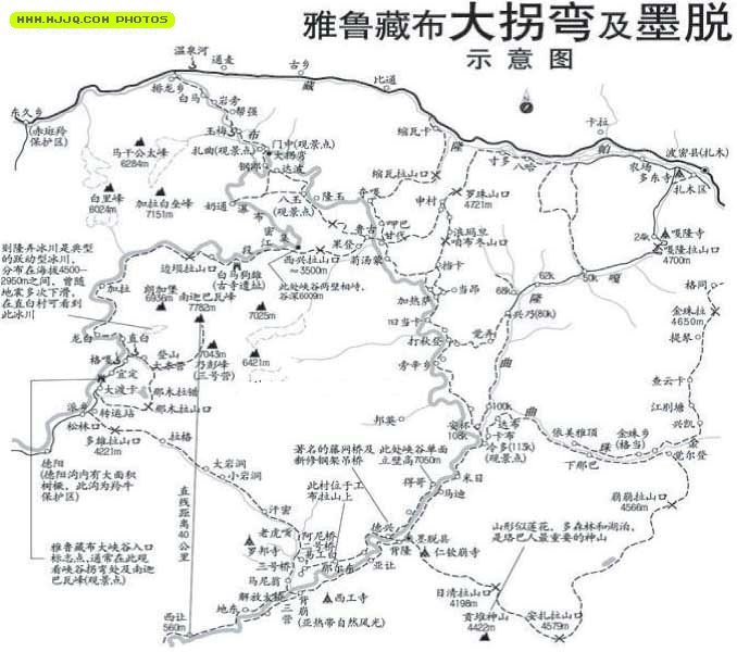 雅鲁藏布江大拐弯地区