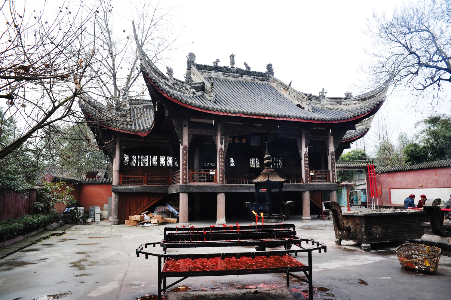 市金华寺建立于清代乾隆四十二年,位于成都市金牛区天回镇金华村境内