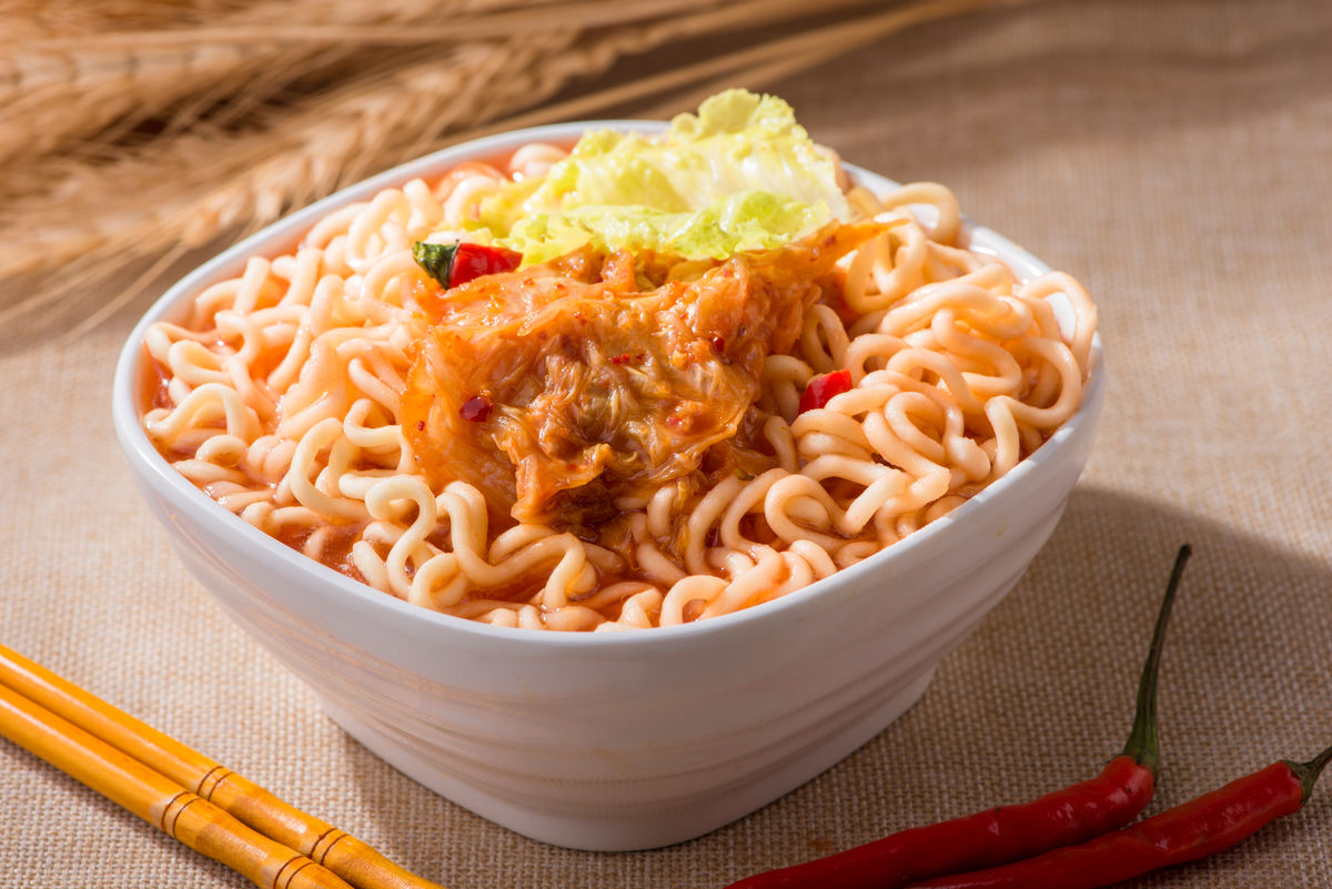 辣白菜大米糕辛拉面