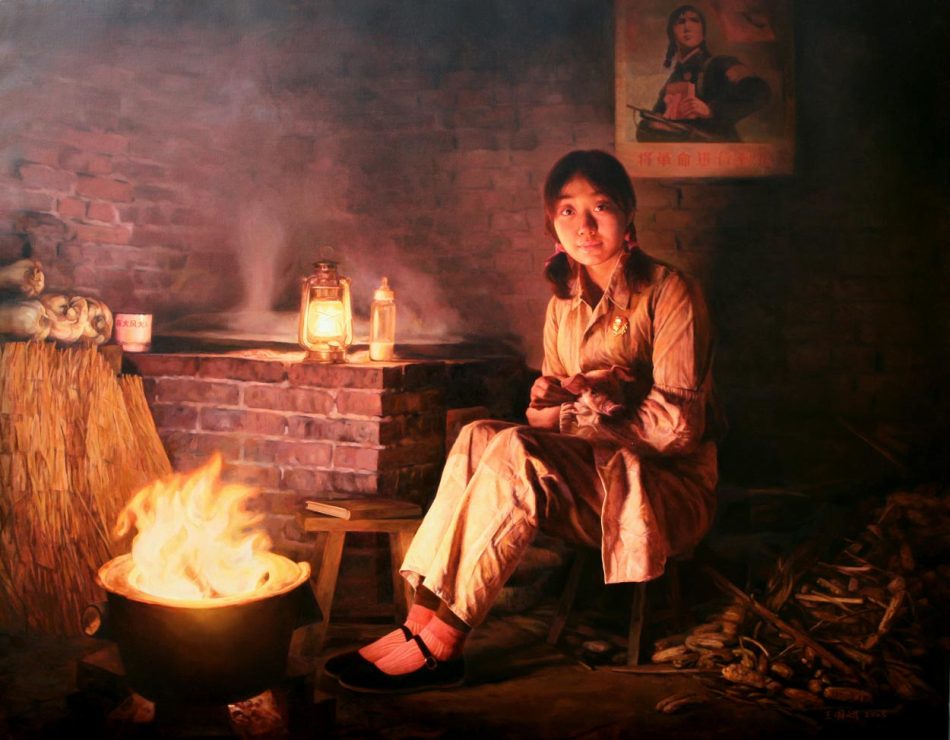 王国斌油画知青系列