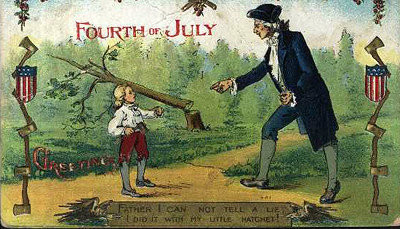 华盛顿砍樱桃树