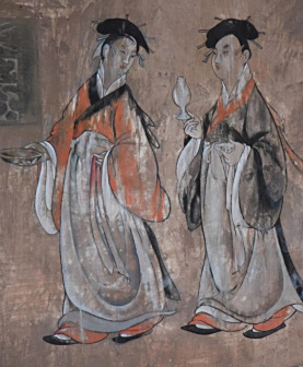 河南打虎亭汉墓壁画中的东汉女性服饰