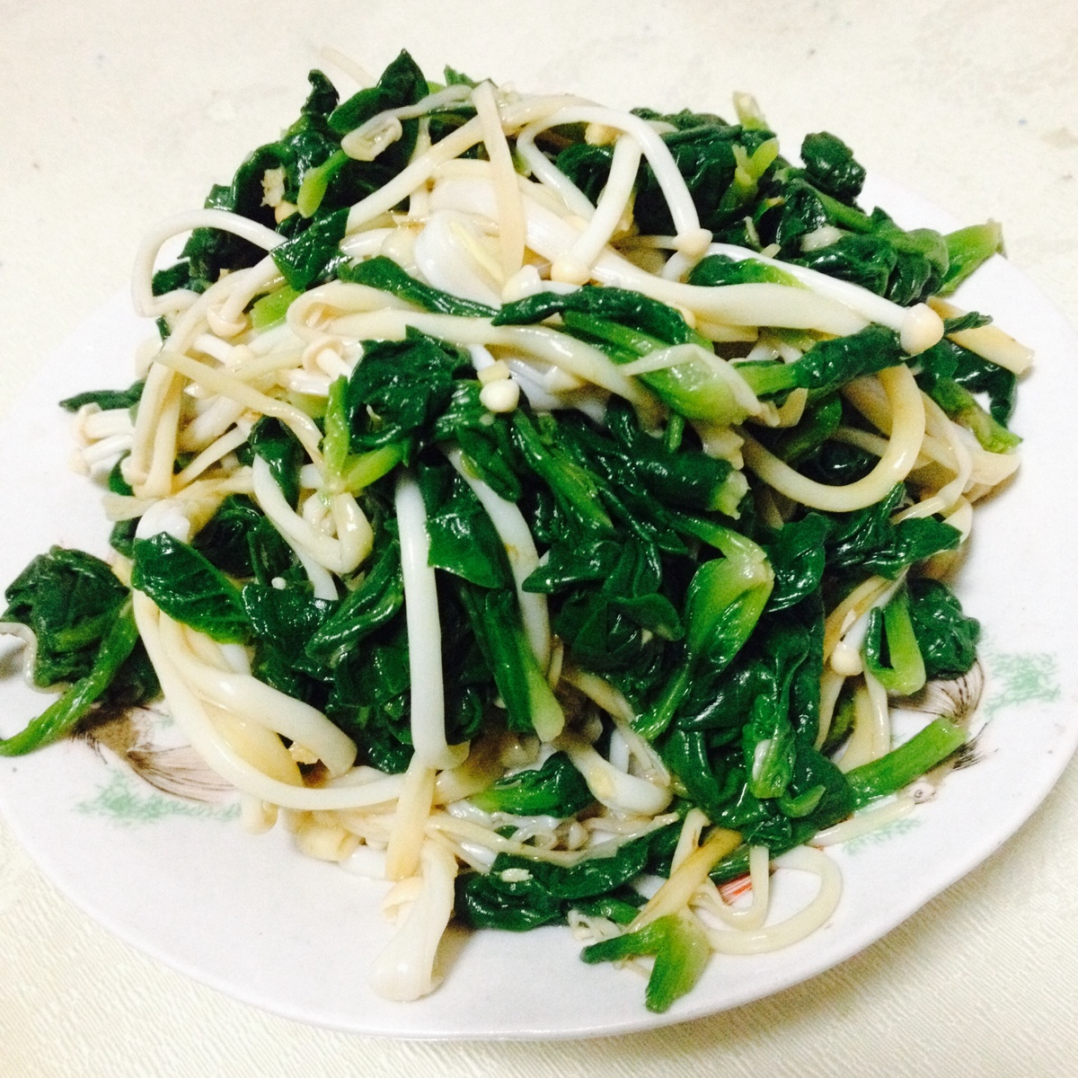 金针菇菠菜