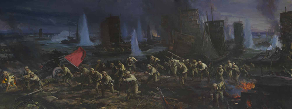  p data-id="sgn204dudage">《渡江战役》是雷洪连,雷洋创作的油画