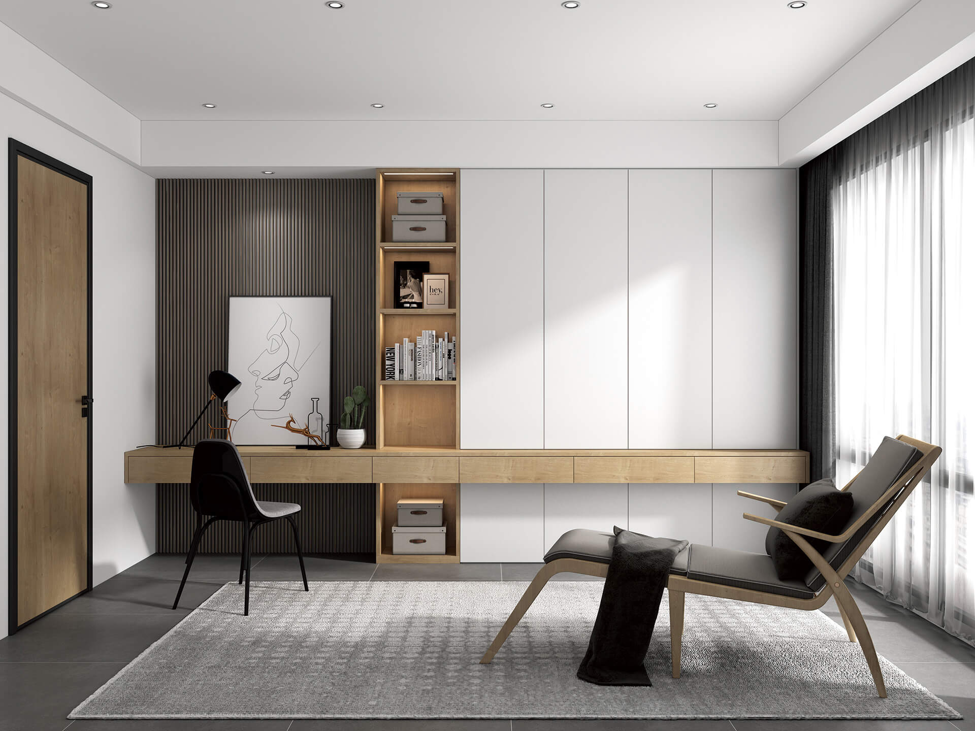 定制专注于提供极具功能性的现代极简定制家居产品,是一家集研发,设计