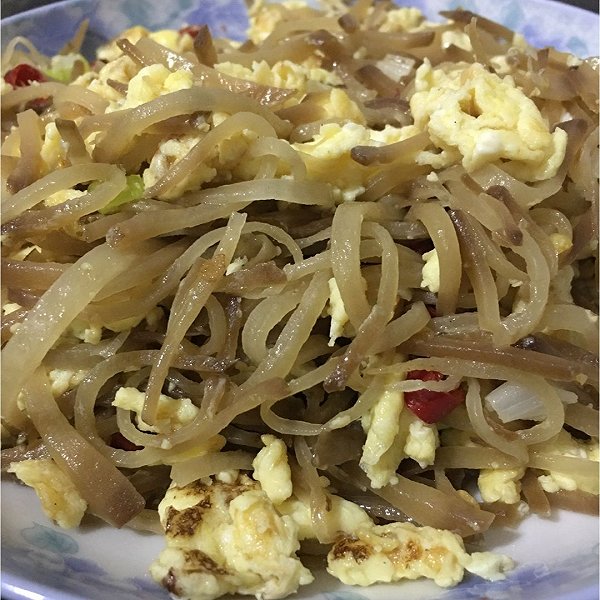 咸菜炒鸡蛋
