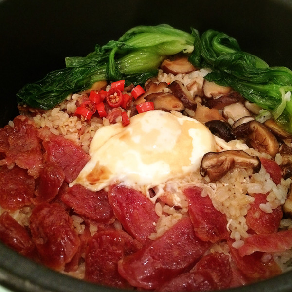 电饭锅腊味饭