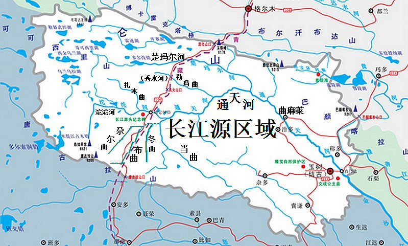 长江的源头