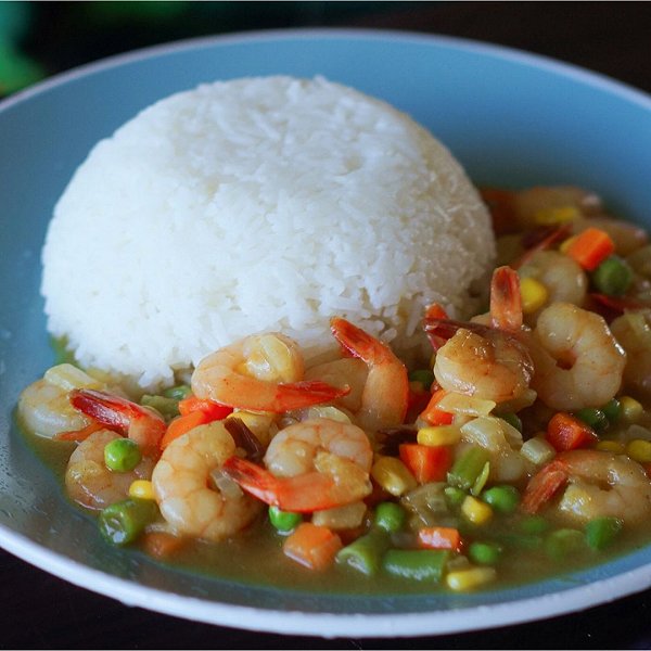 咖喱什锦虾仁