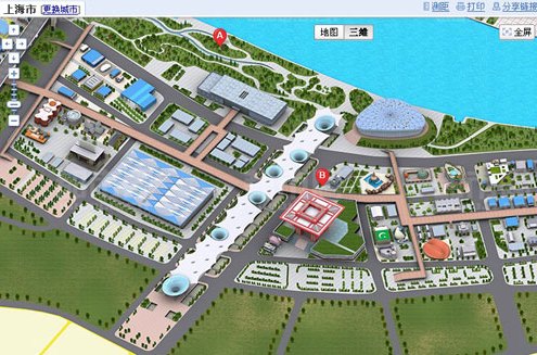 百度地图三维地图