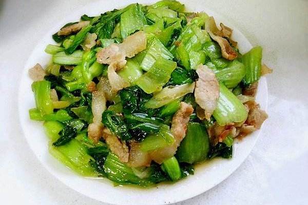 青菜炒肉