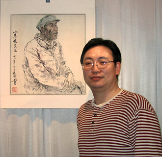 智栋(张伟):中国美术家协会会员,民盟中央美术院理事,民盟上海市美术