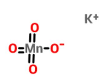  p>高锰酸钾(potassium permanganate)是一种强氧化剂,为黑紫色,细长