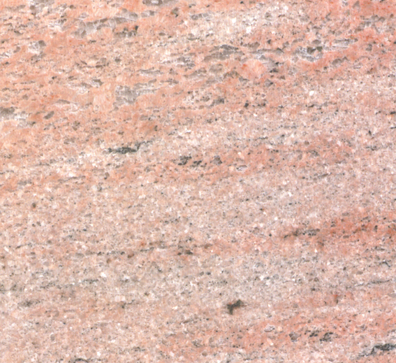  p>金丝缎是建筑装饰材料,产地来自印度的进口花岗岩,红色底色,粉红色