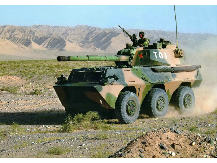 中国ptl02式轮式突击炮