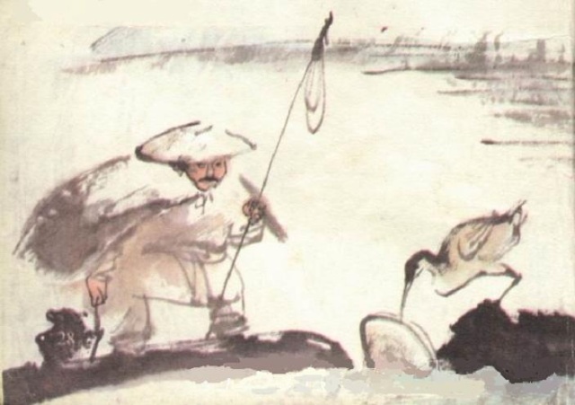 鹬蚌相争,渔翁得利