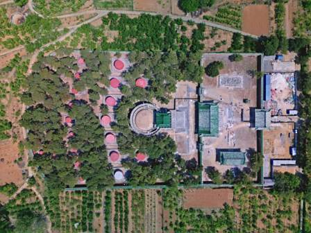 <p>裕陵妃园寝总体鸟瞰图