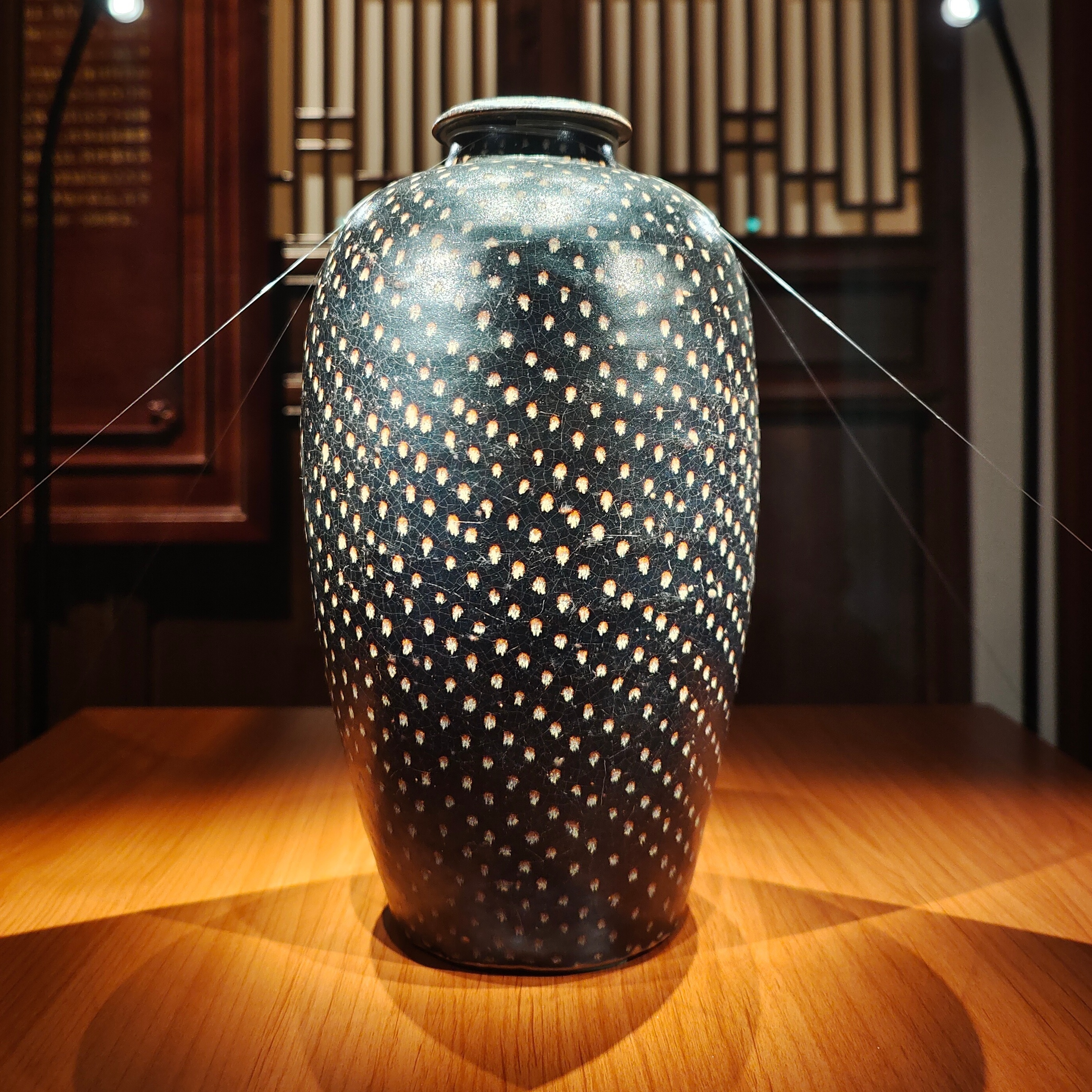 吉州窑满天星纹瓷瓶