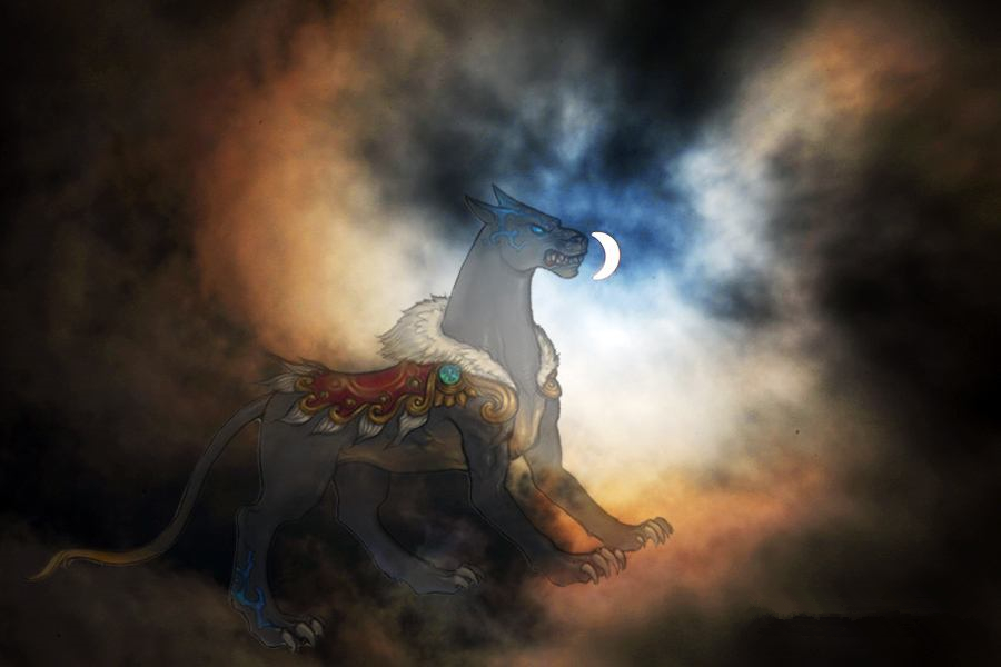 解密《山海经》：神兽天狗，除了吃太阳，还曾下过地狱？_百科TA说