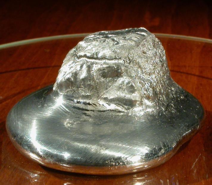  p>镓(gallium)是灰蓝色或银白色的金属,元素符号ga,原子量69.723.