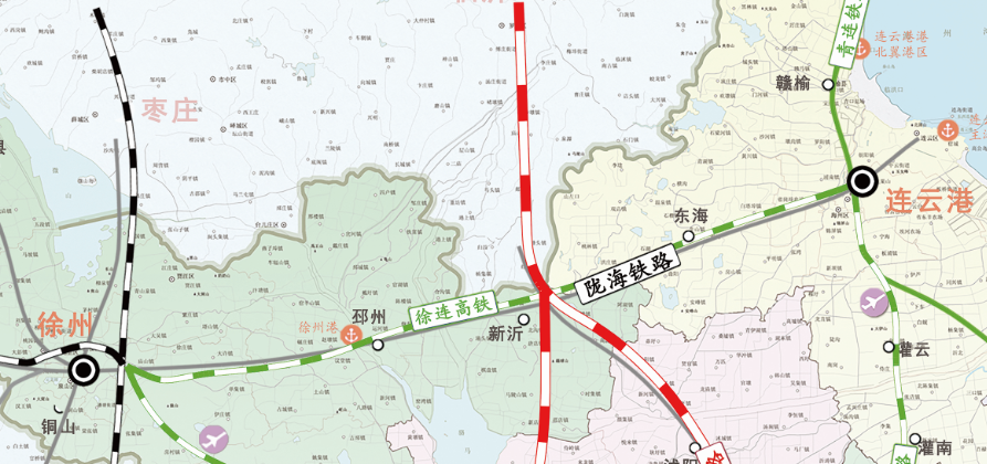 徐连高速铁路(xuzhou-lianyungang high-speed railway),简称徐连高铁