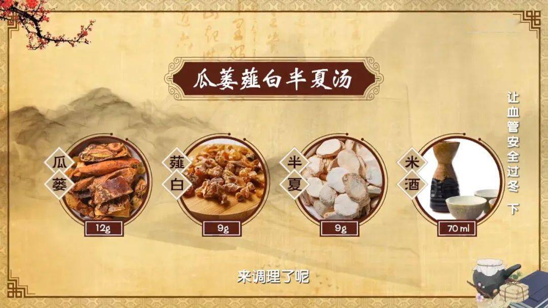 瓜蒌薤白半夏汤