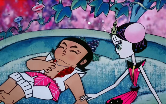 小蝴蝶与葫芦小金刚休息