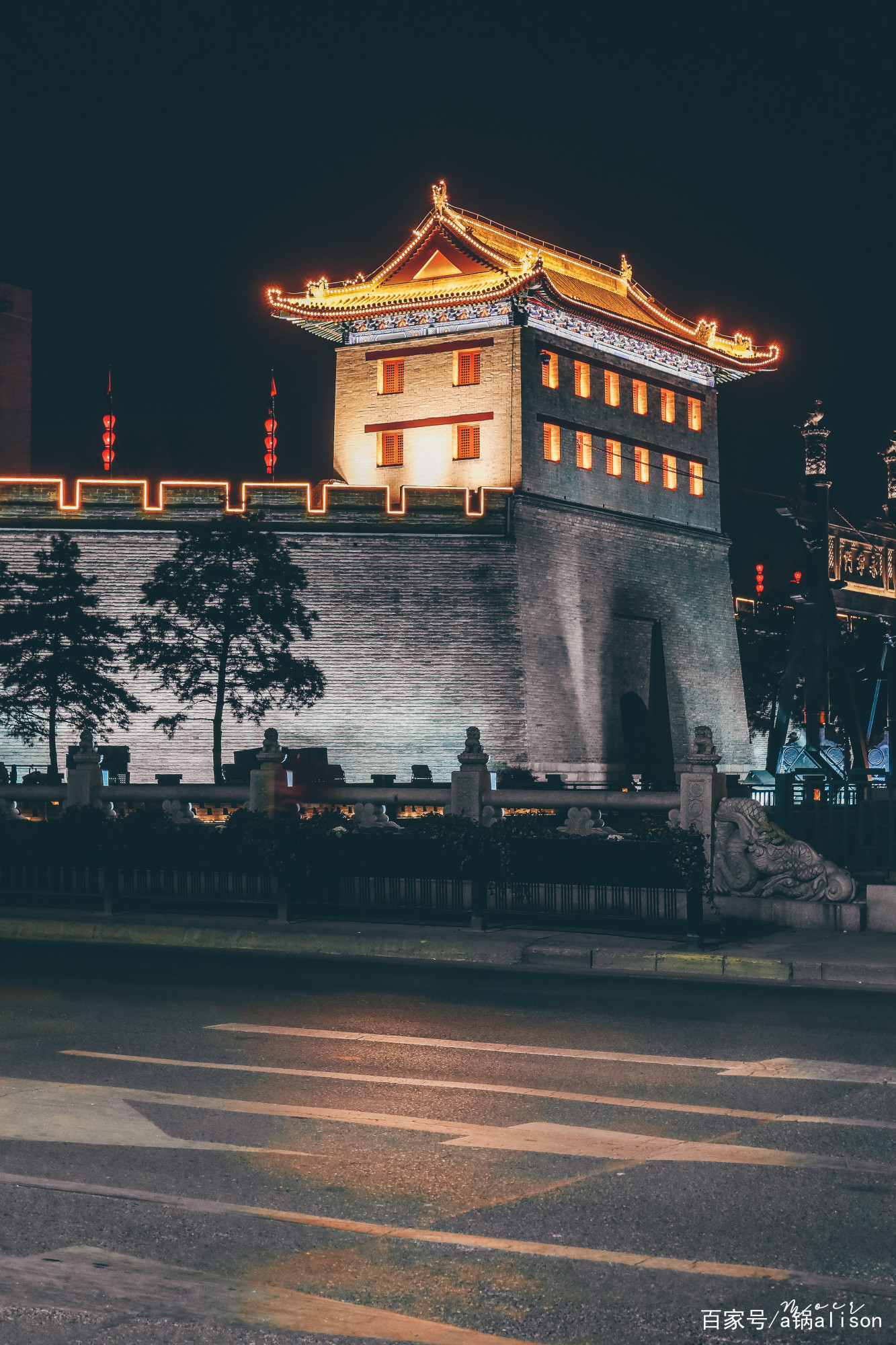 西安地标之一永宁门城墙_百科TA说