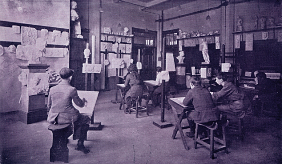 1918年，美术教室