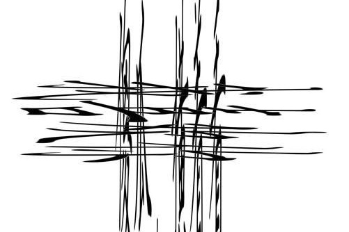 文字斜看